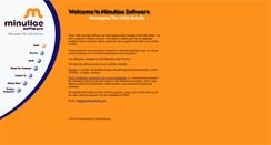Desktop Screenshot of minutiaesoftware.com